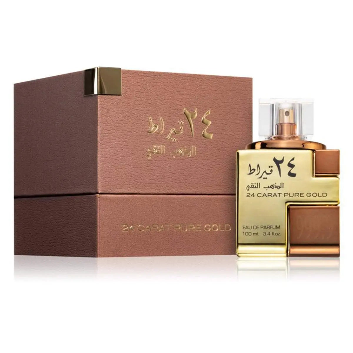 24 Carat Pure Gold perfume, Lattafa oud perfume, Arabic perfume for men and women, luxurious oud fragrance, best long-lasting Arabic perfume, saffron and cinnamon perfume, amber and oud perfume, exotic oriental fragrance, premium Arabian perfume, rose and sandalwood fragrance, unisex oud perfume, best Lattafa fragrance,
