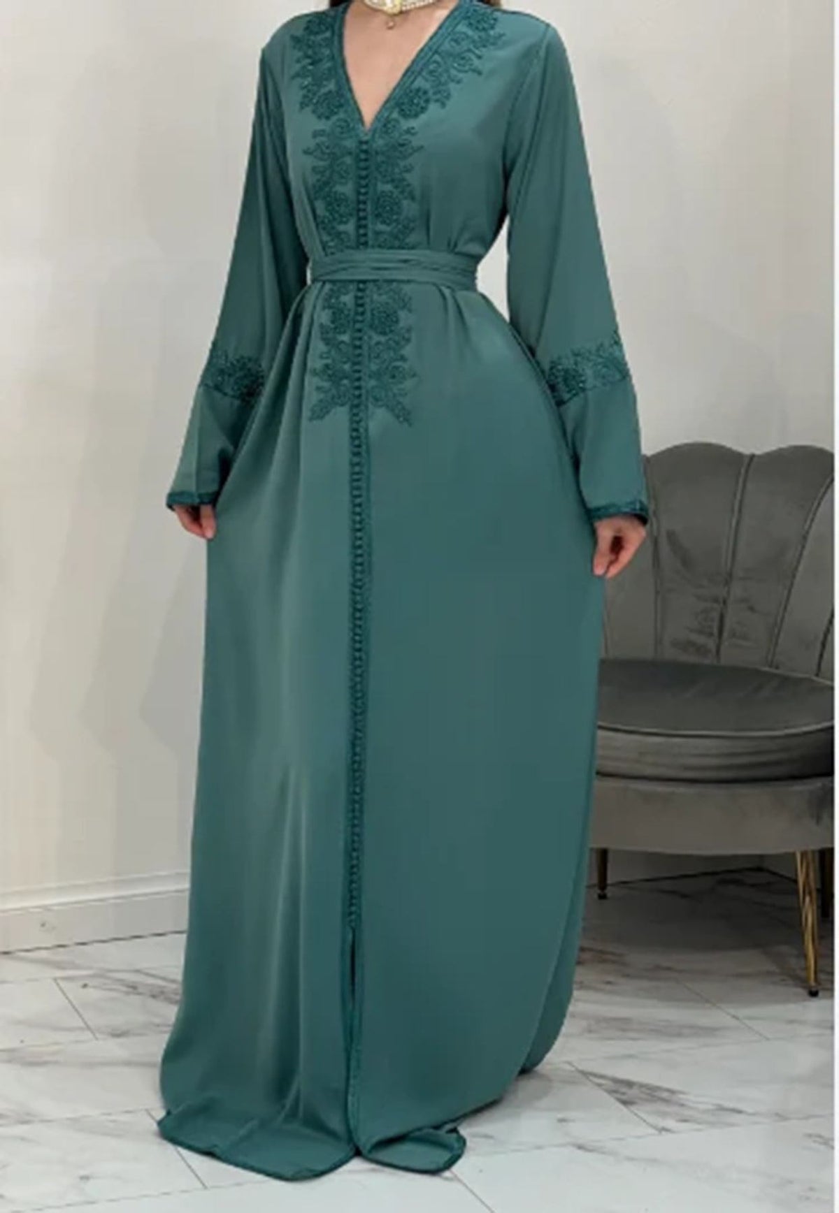 Stylish kaftan, trendy modest fashion