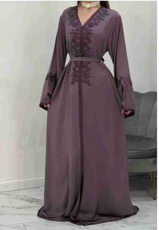 Artistic Kaftan with Contemporary Embellishments