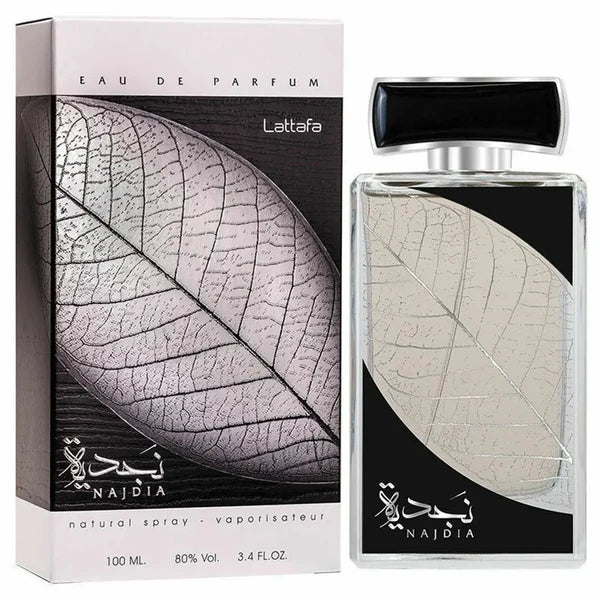 Najdia perfume Lattafa, fresh and woody perfumes