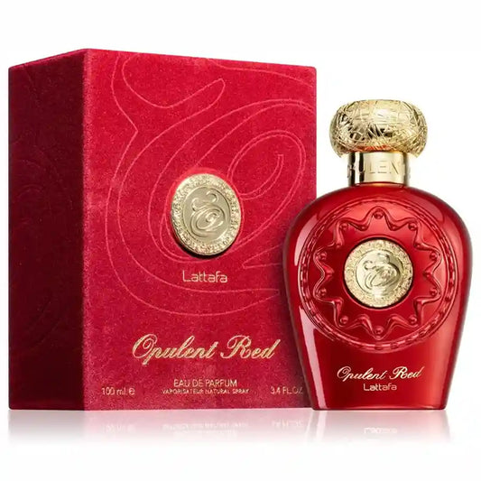 Opulent Red perfume, Lattafa Opulent Red, luxury Arabic perfume, long-lasting fragrance, fruity and spicy perfume, oriental perfume for men and women, best Arabian perfume, premium oud scent, warm and sensual fragrance, jasmine and vanilla perfume, bold and sophisticated scent, evening wear perfume, statement-making fragrance, musk and patchouli perfume, top-selling Lattafa perfume.