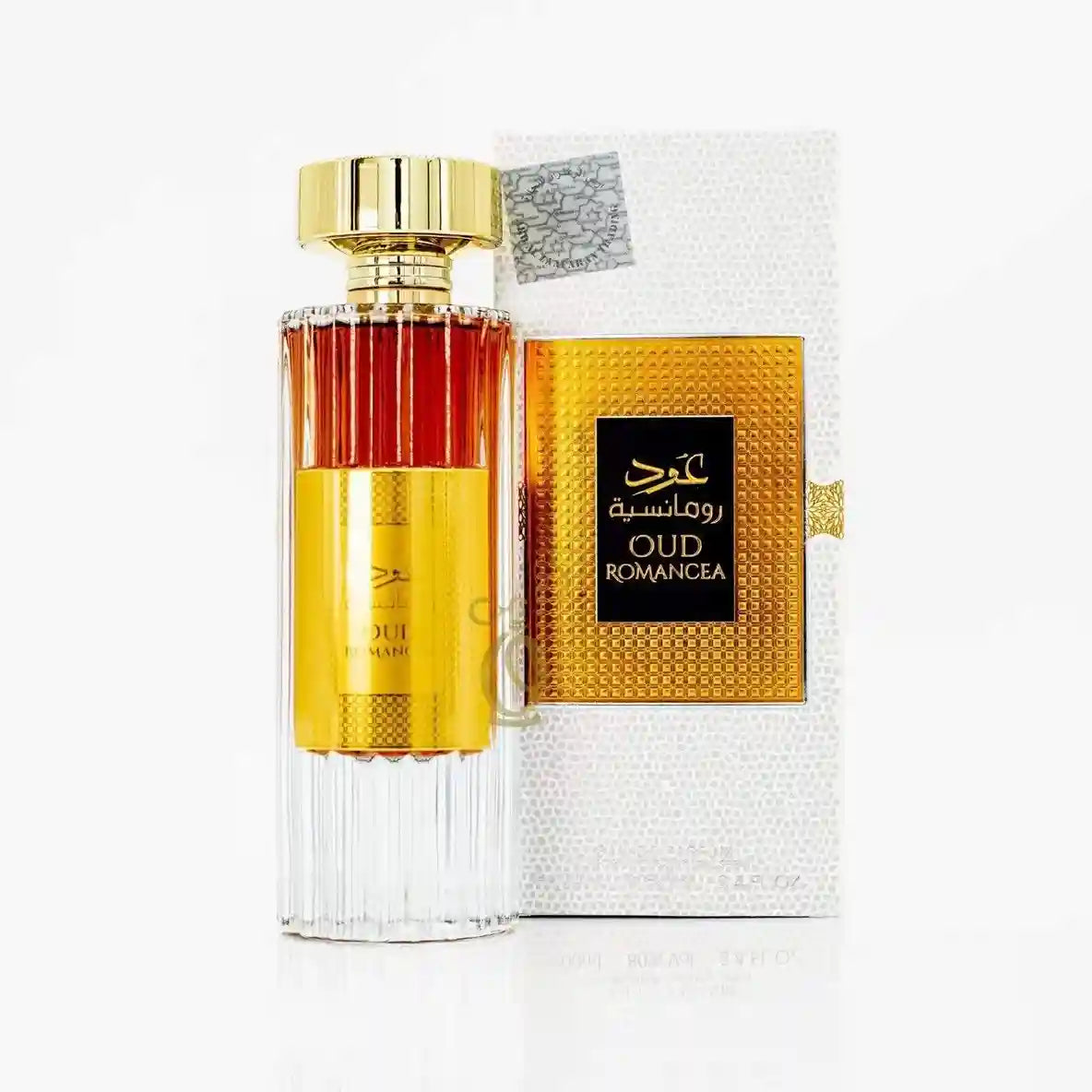 Oud Romancea perfume, Ard Al Zaafaran fragrance, oriental oud perfume, luxury Arabic perfume, long-lasting Arabian scents, spicy and woody fragrance, amber and incense perfume, men’s and women’s oud fragrance, elegant and bold scent, rich oud-based perfume.
