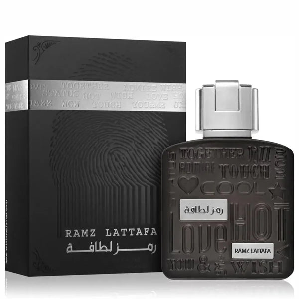 Ramz Lattafa Silver, Lattafa Perfumes, fresh and woody fragrance, long-lasting men’s cologne, unisex perfumes, sage and cardamom scent, best Arabic perfumes, elegant oud perfume, premium niche fragrances, sophisticated daily perfume.
